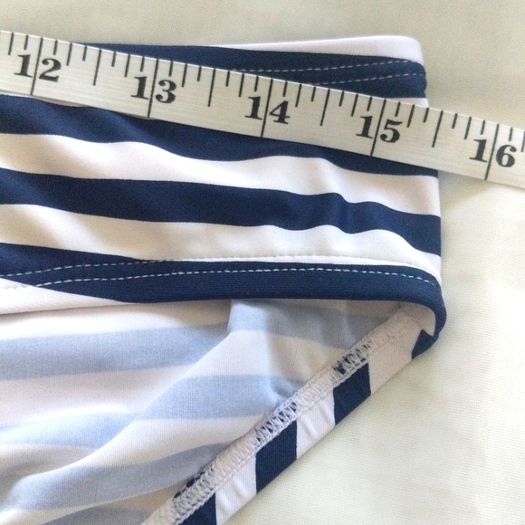 Beach Bump by Motherhood Maternity Striped Bikini Bottoms - Picture 7 of 7